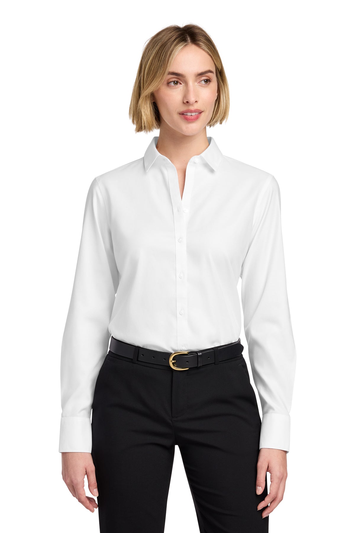 Brooks Brothers Women's Wrinkle-Free Stretch Nailhead Shirt