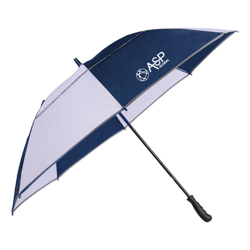 62" rPET Golf Umbrella w/ Reflective Trim