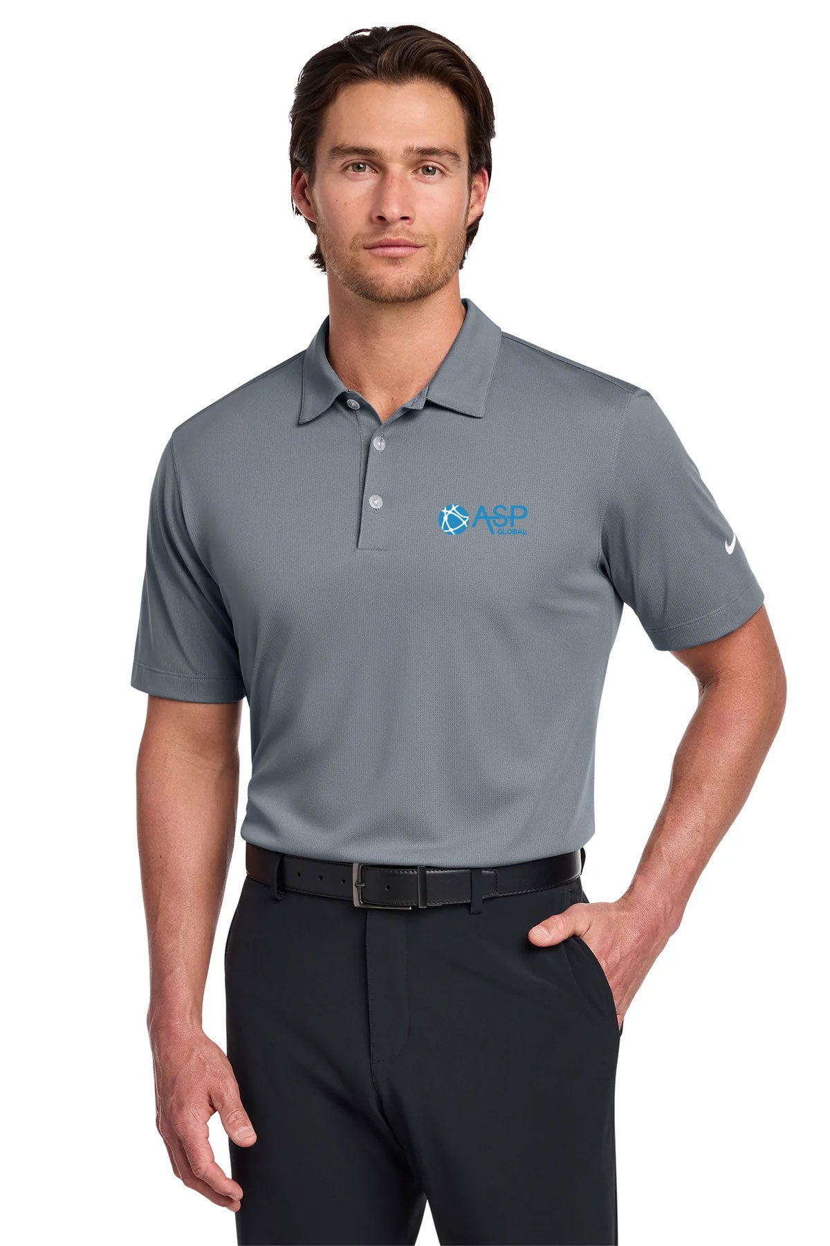 Nike Dri-FIT Vertical Mesh Polo.