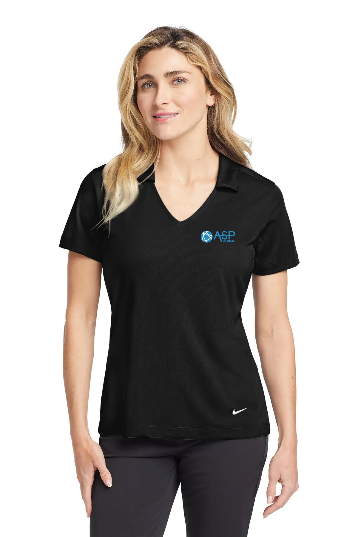 Nike Women's Dri-FIT Vertical Mesh Polo.