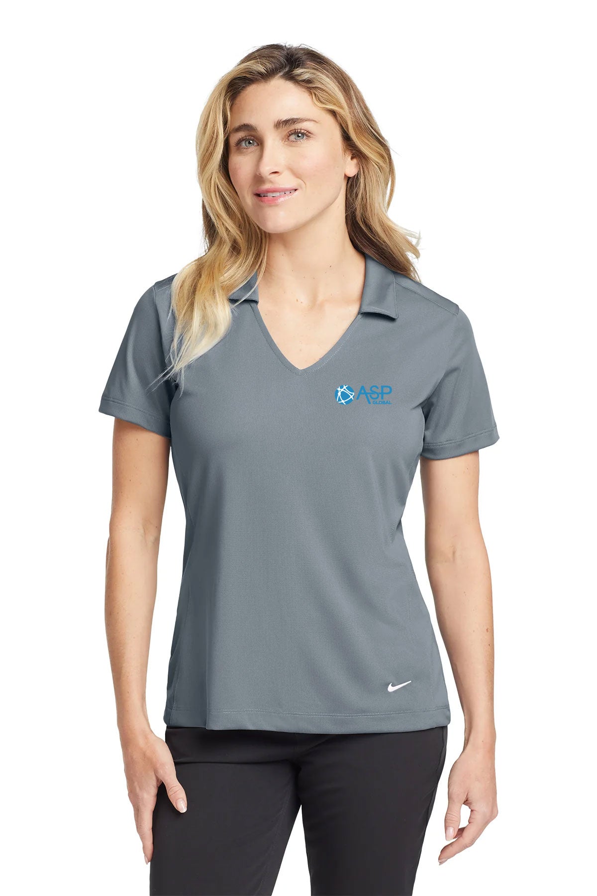 Nike Women's Dri-FIT Vertical Mesh Polo.