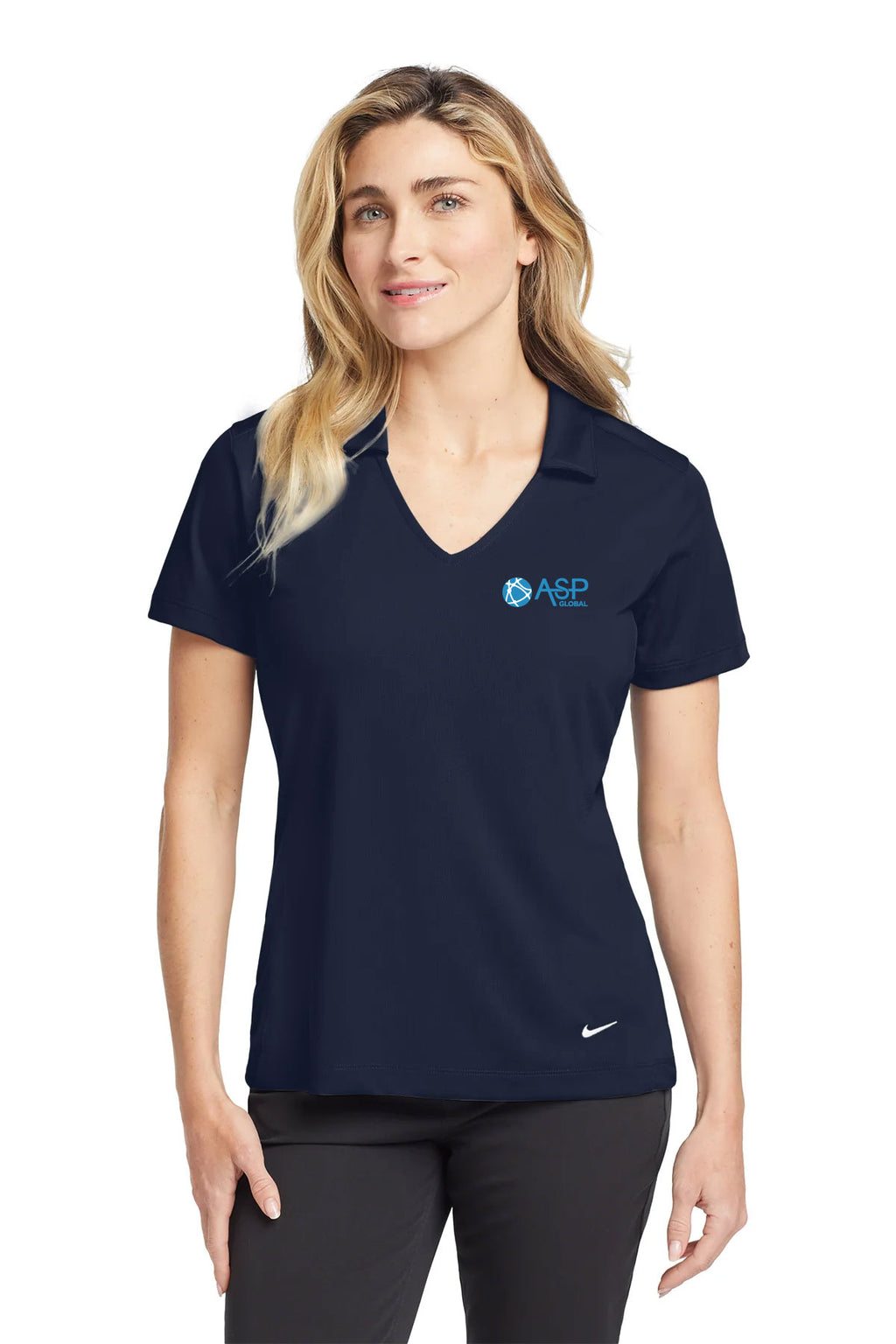 Nike Women's Dri-FIT Vertical Mesh Polo.